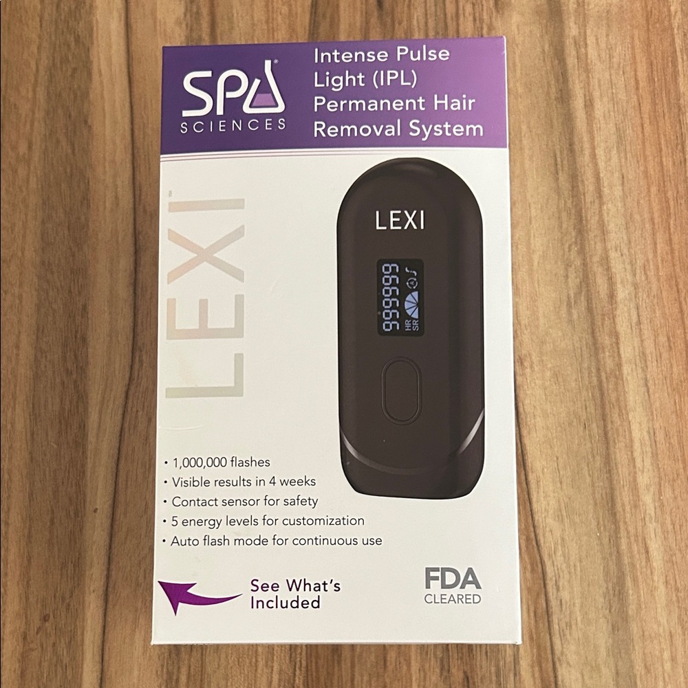 2/$50 NEW SPA Sciences LEXI IPL Permanent Hair Removal System.